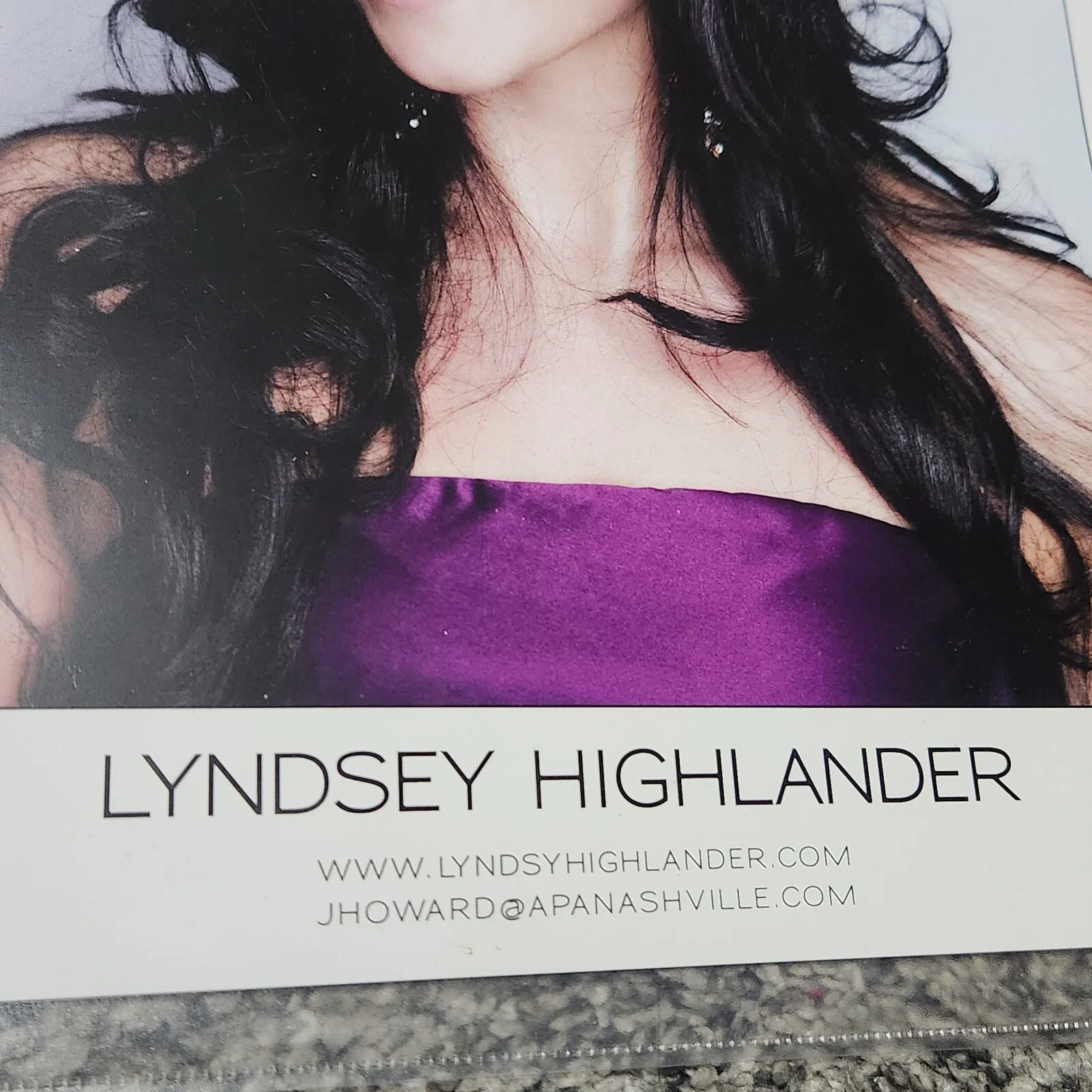 Lyndsey Highlander Autographed 8"x10" Photo Country Singer, image 4
