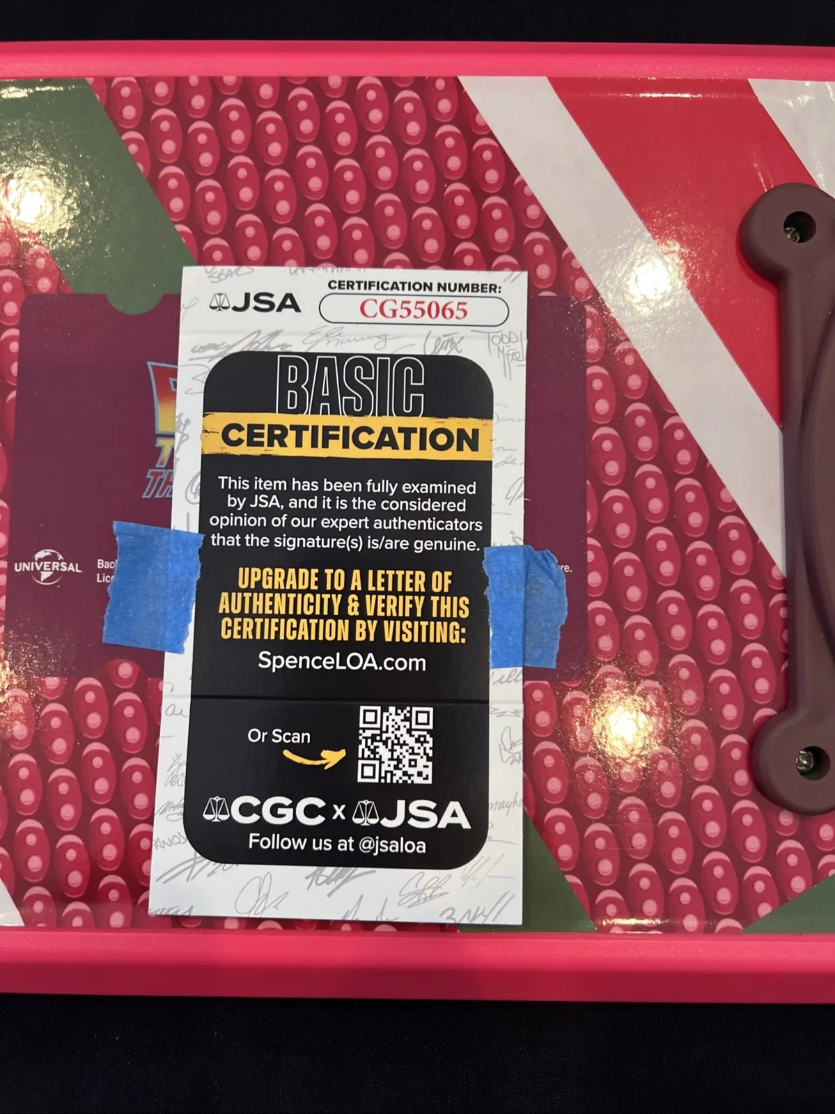 Christopher Lloyd Michael J Fox — Michael J Fox Christopher Lloyd Autographed BACK TO THE FUTURE Hoverboard JSA, image 5