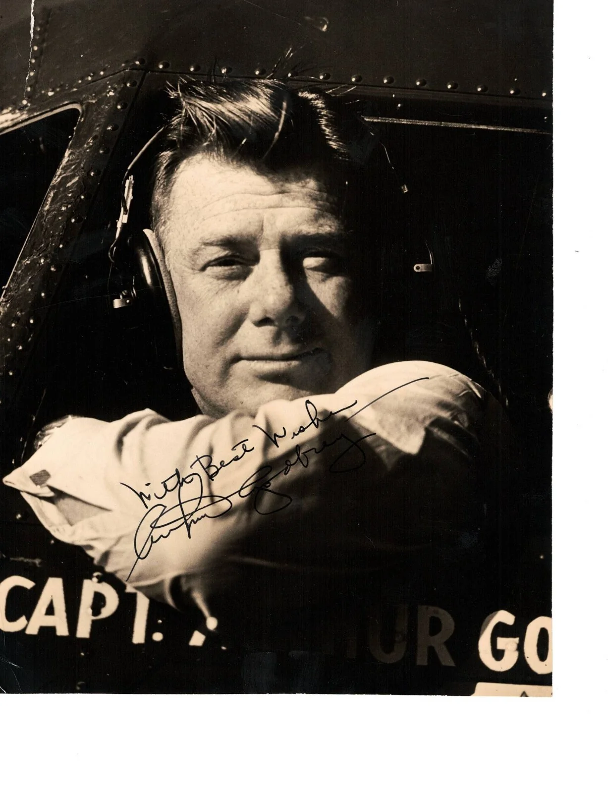 Arthur Godfrey — Arthur Godfrey Signed Photo Autograph | Radio & Early Television Broadcasting Le