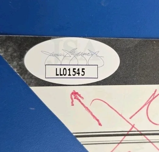 Alex Trebek — Alex Trebek Signed Cut JSA Certified "Jeopardy" Please See Pics For Condition, image 2
