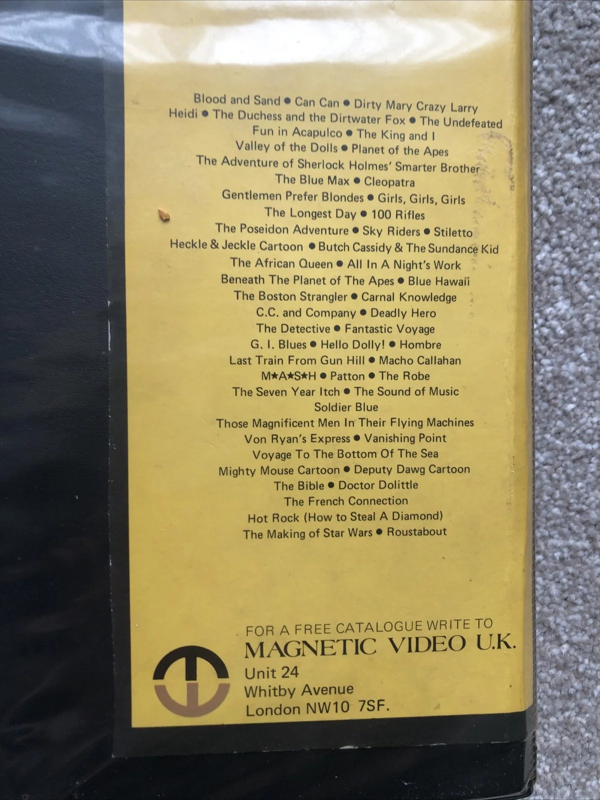 VINTAGE VHS 'THE DUCHESS AND THE DIRTWATER FOX ' GOLDIE HORN GEORGE SEGAL, изображение 4