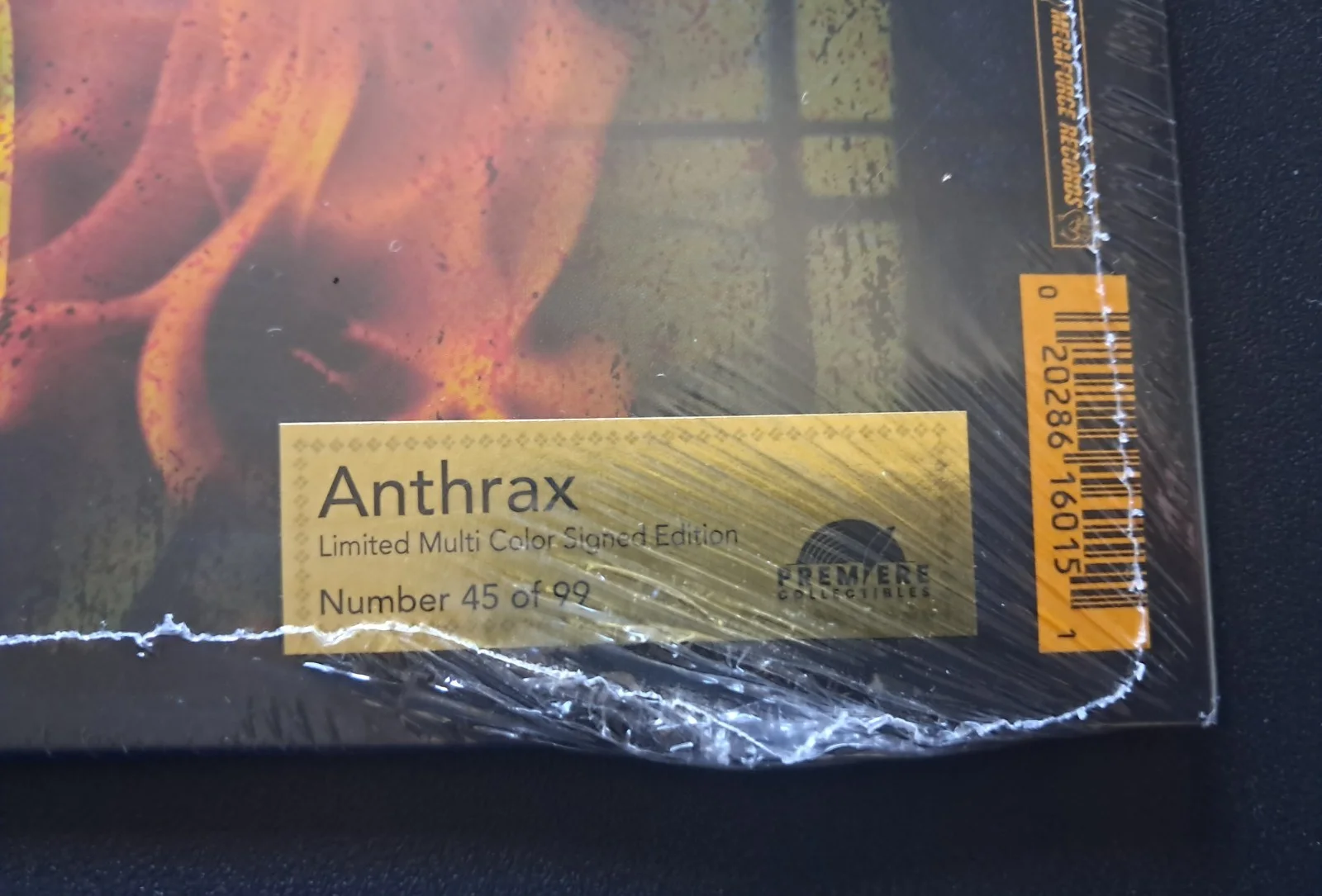 Anthrax Signed Worship Music Vinyl Album - Multi Color Signature Limited Edition, изображение 3