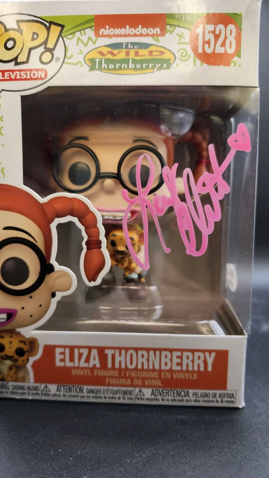 Lacey Chabert — Lacey Chabert Signed Eliza Thornberry Funko Pop #1528 PSA COA W/ Hard Protector, image 2