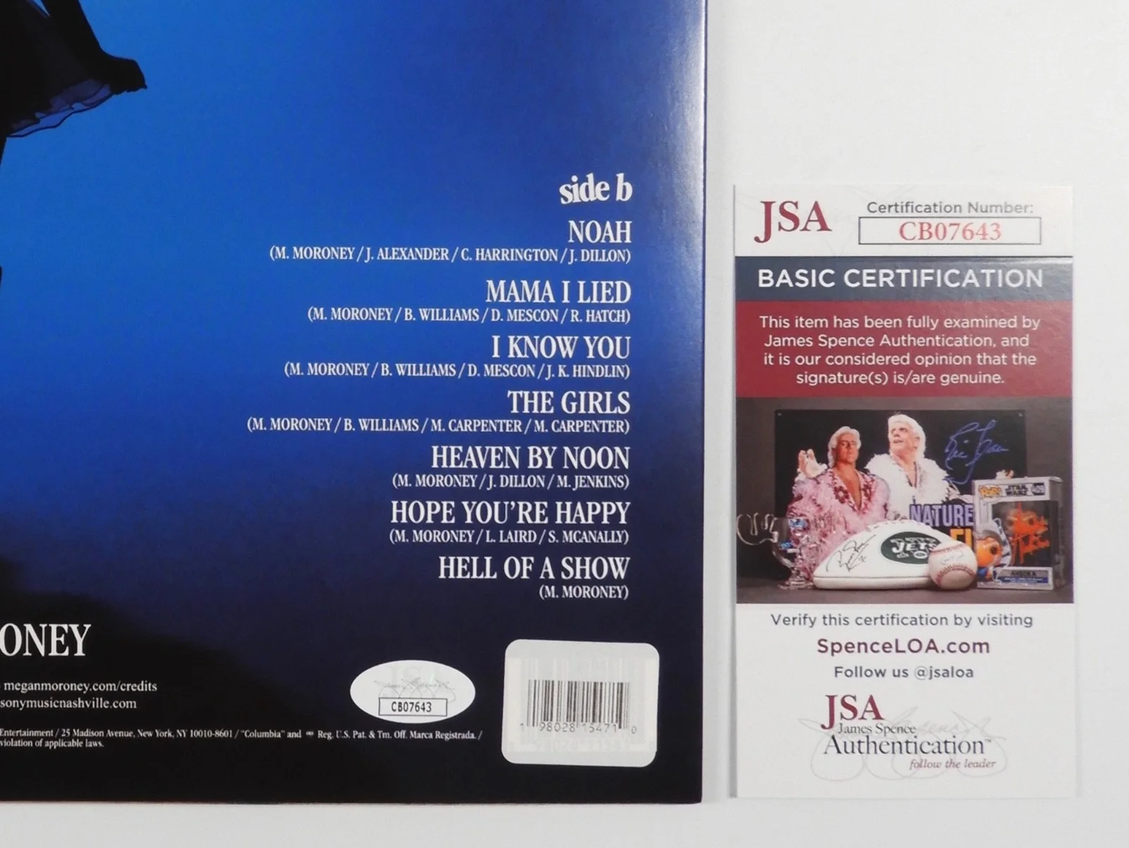 Megan Moroney JSA Signed Autograph Album Record Vinyl Am I Okay?, image 4