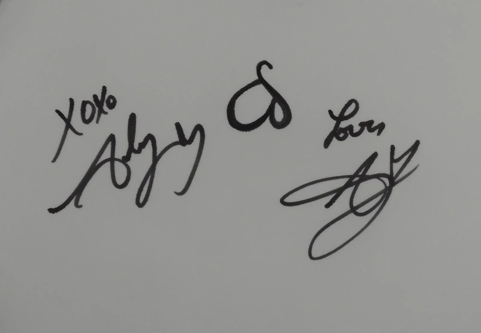 Aly & Aj JSA Signed Autograph Drumhead 100% Charity Drum Head, image 2