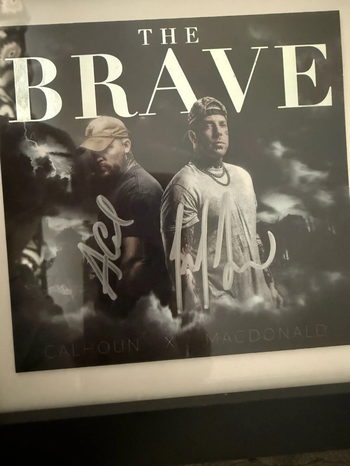 The BRAVE Signed CD Tom McDonald & Adam Calhoun Released In 2022, image 2