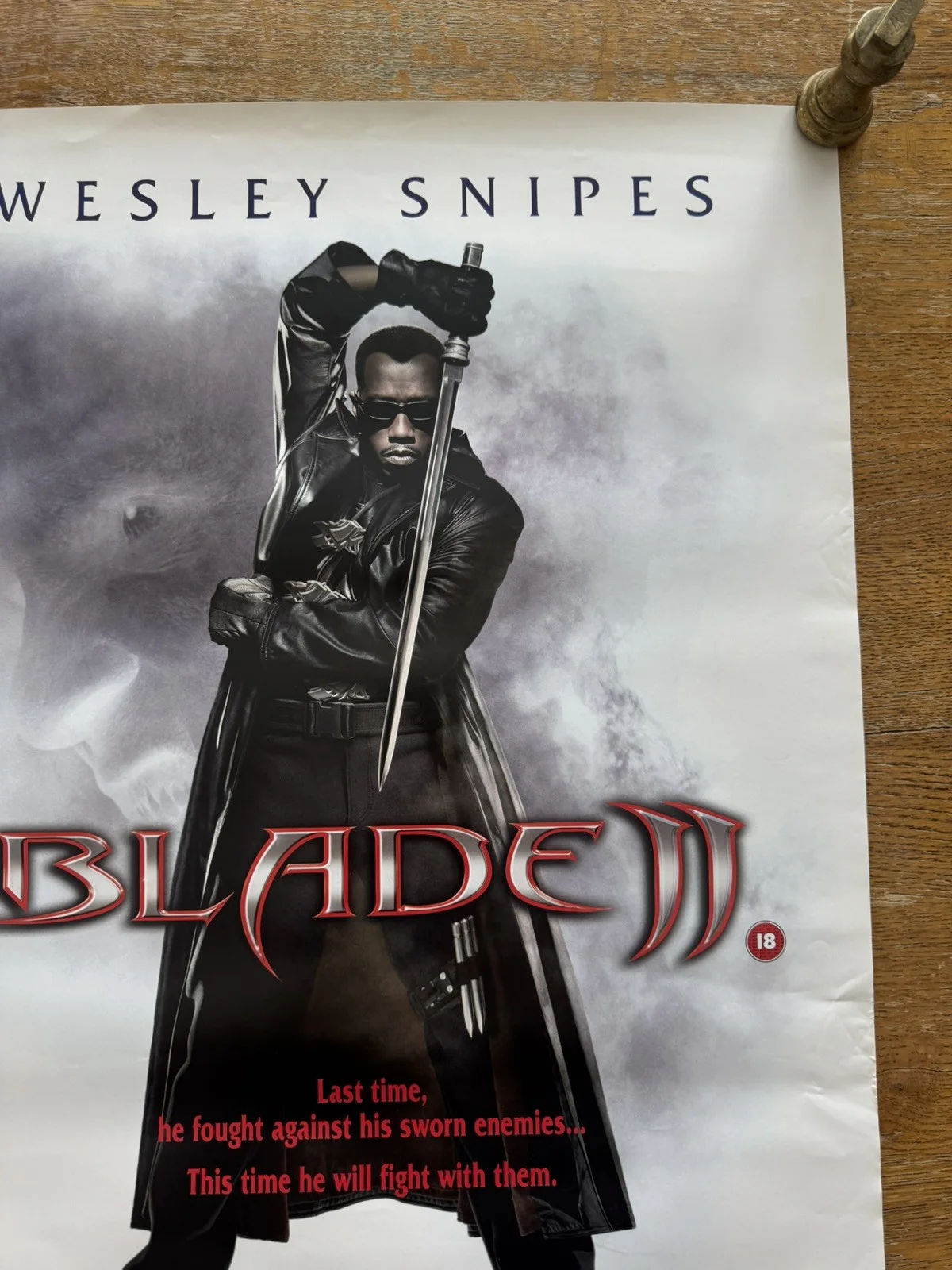 Blade 2 (2002) Promo Video Shop Movie Poster - A2 - RARE, изображение 2