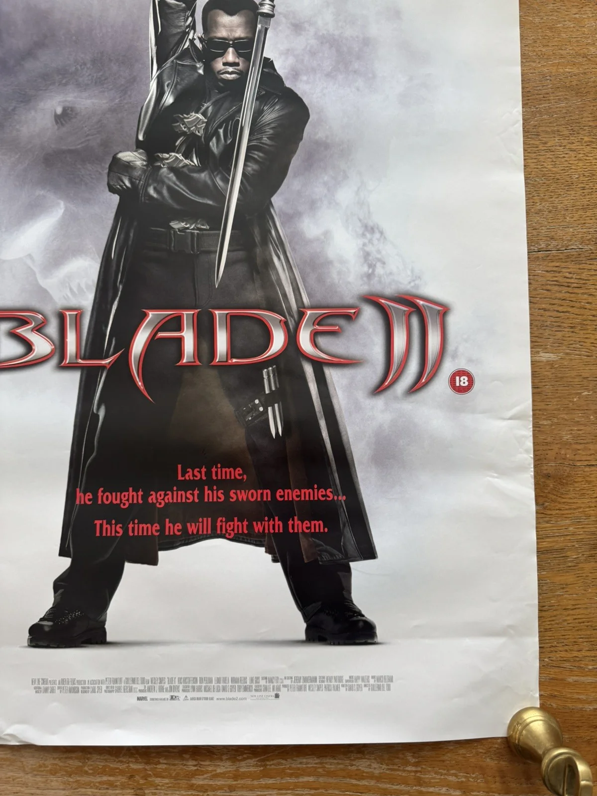 Blade 2 (2002) Promo Video Shop Movie Poster - A2 - RARE, изображение 4