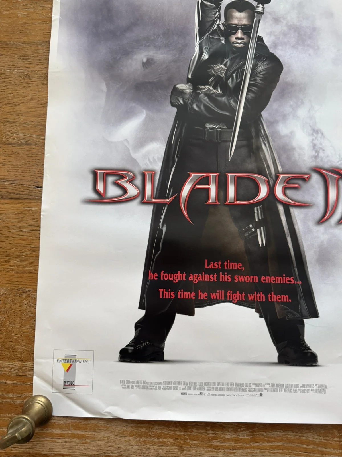 Blade 2 (2002) Promo Video Shop Movie Poster - A2 - RARE, изображение 5
