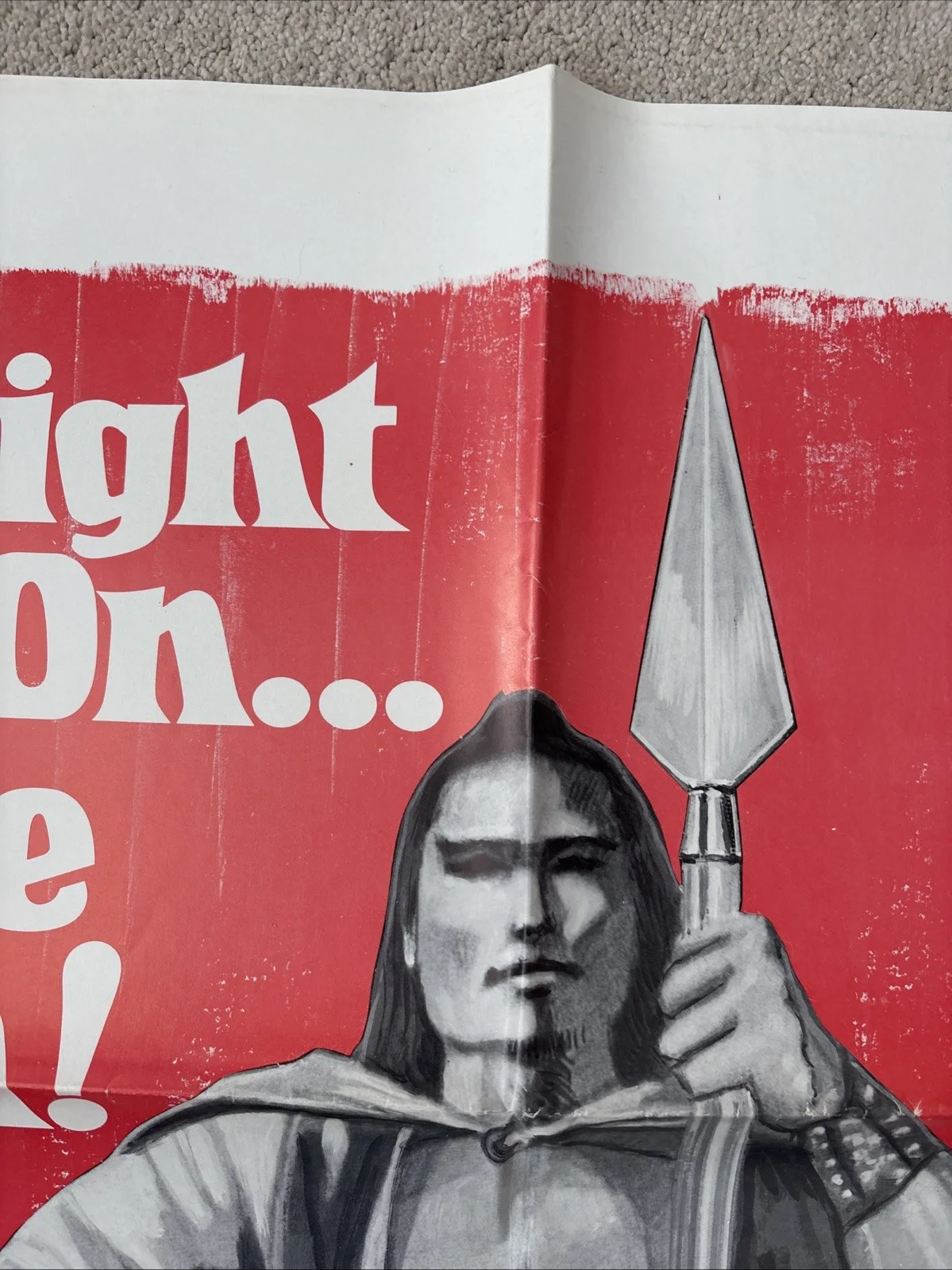 The Spearman Of Death (1984) Original US One Sheet Movie Poster, изображение 3