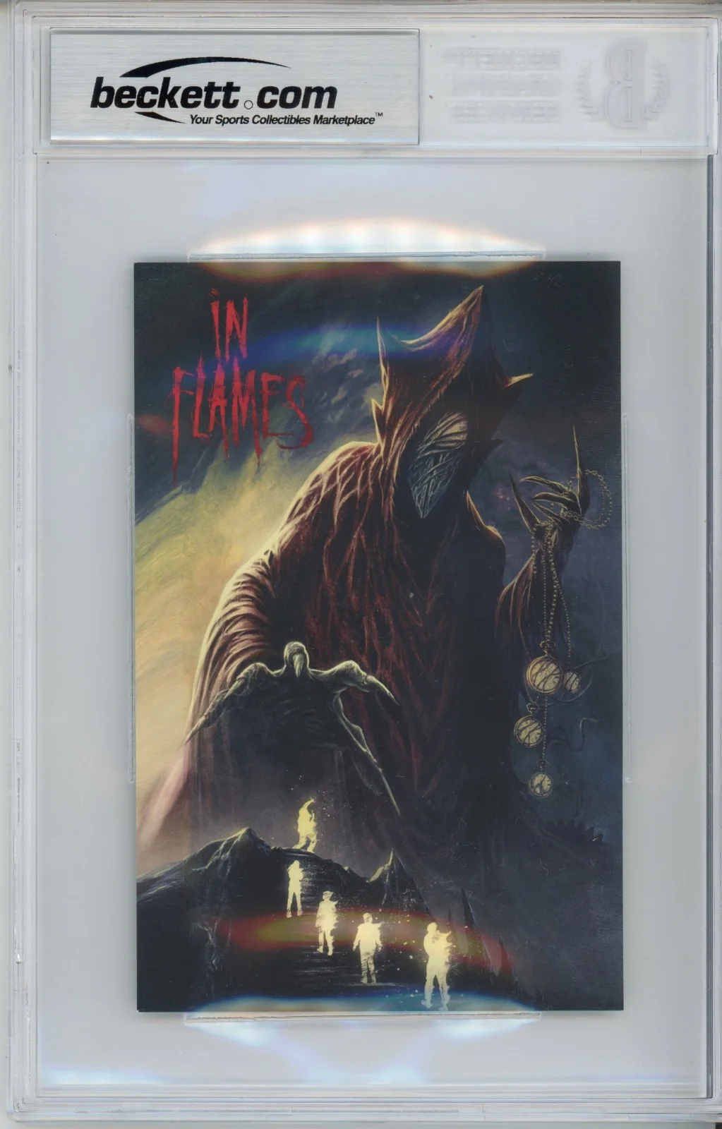 In Flames ENTIRE BAND SIGNED AUTOGRAPH ALBUM ART CARD PHOTOGRAPH BAS Beckett COA, изображение 2