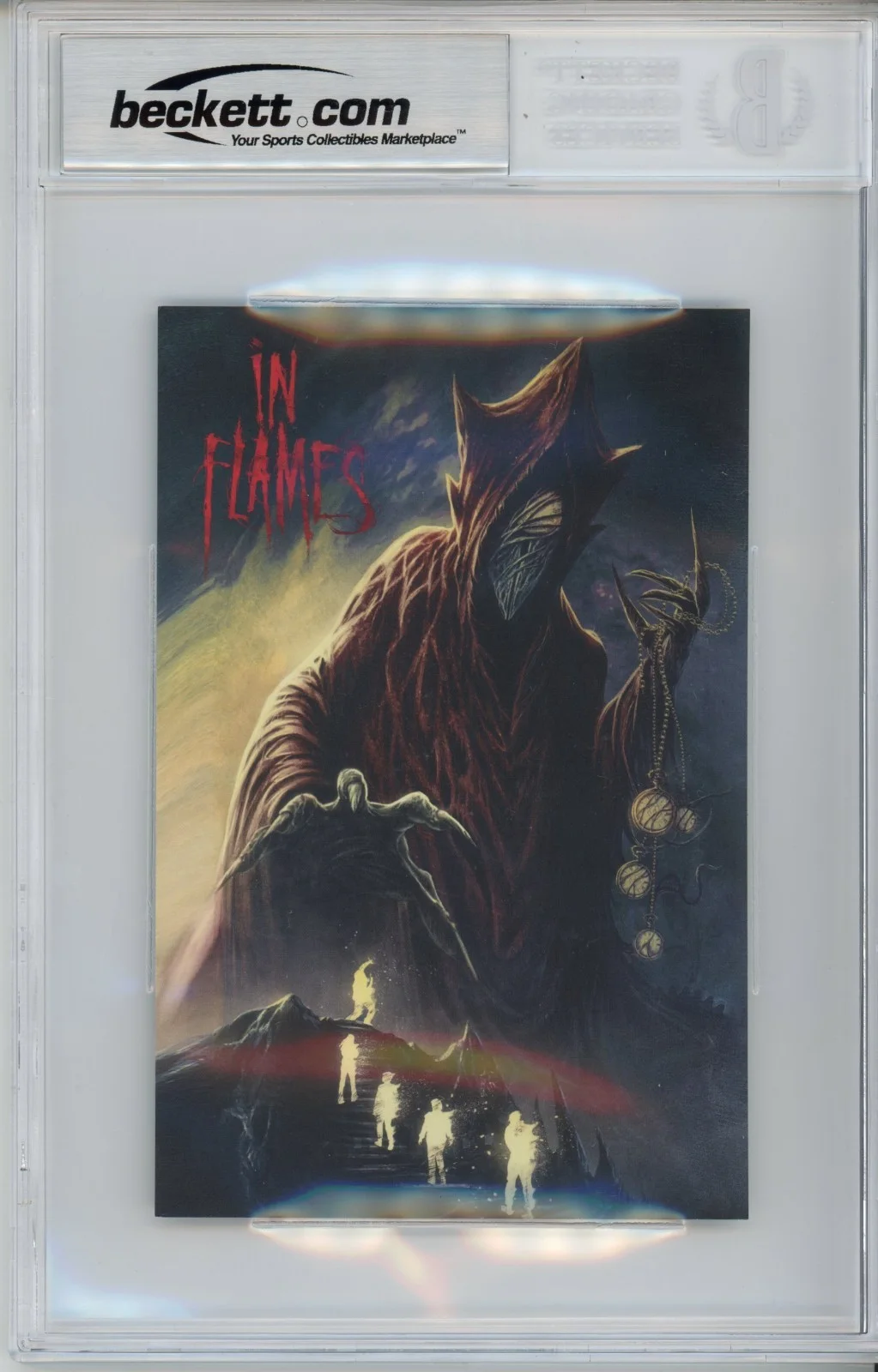 In Flames FULL BAND SIGNED AUTOGRAPH ALBUM ART CARD PHOTOGRAPH BAS Beckett COA, изображение 2