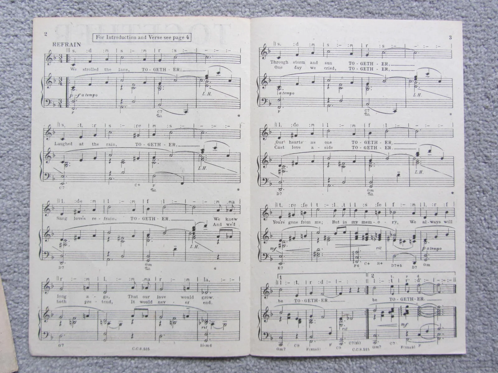 6 sheet music items from WWII - GINGER ROGERS/SHIRLEY TEMPLE/JUDY GARLAND, image 4