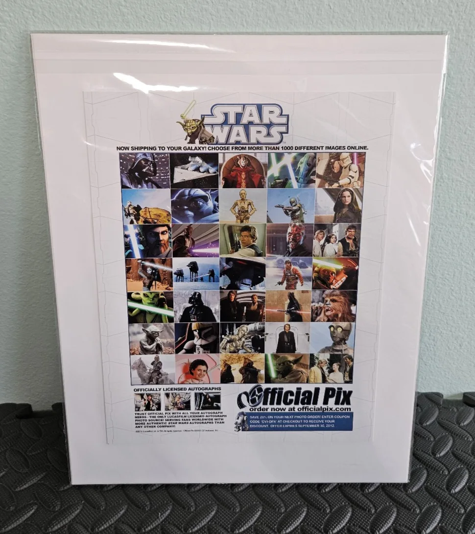C-3PO STAR WARS 11x14 matted Official Pix Photo Celebration VI, image 2