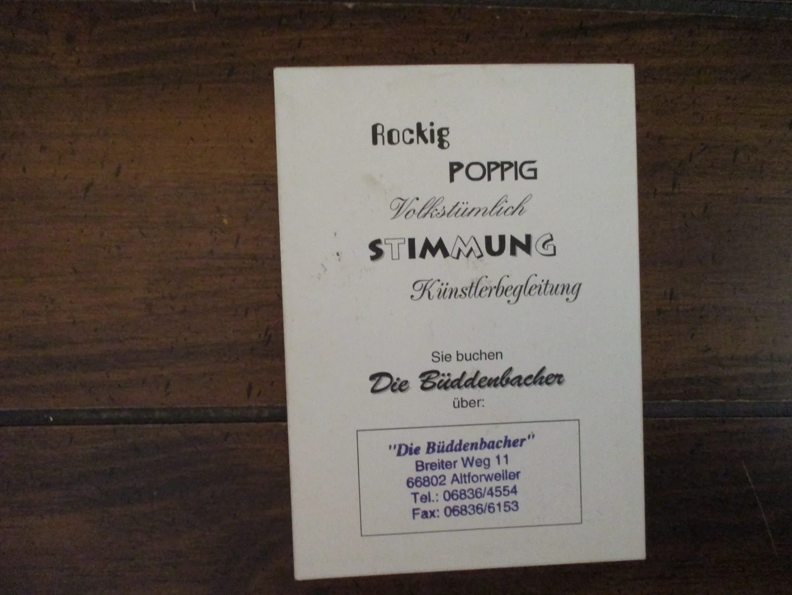 DIE BUDDENBACHER (Nicole) Signed 6 x 4 Color Photo/Card, изображение 4
