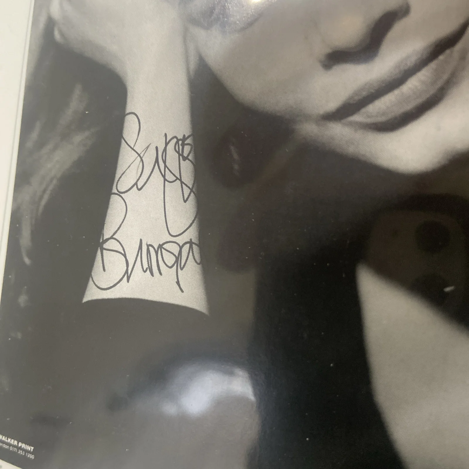 Saffron Burrows — Saffron Burrows in Troy, Autographed Photo signed 4x6 b&w, image 2