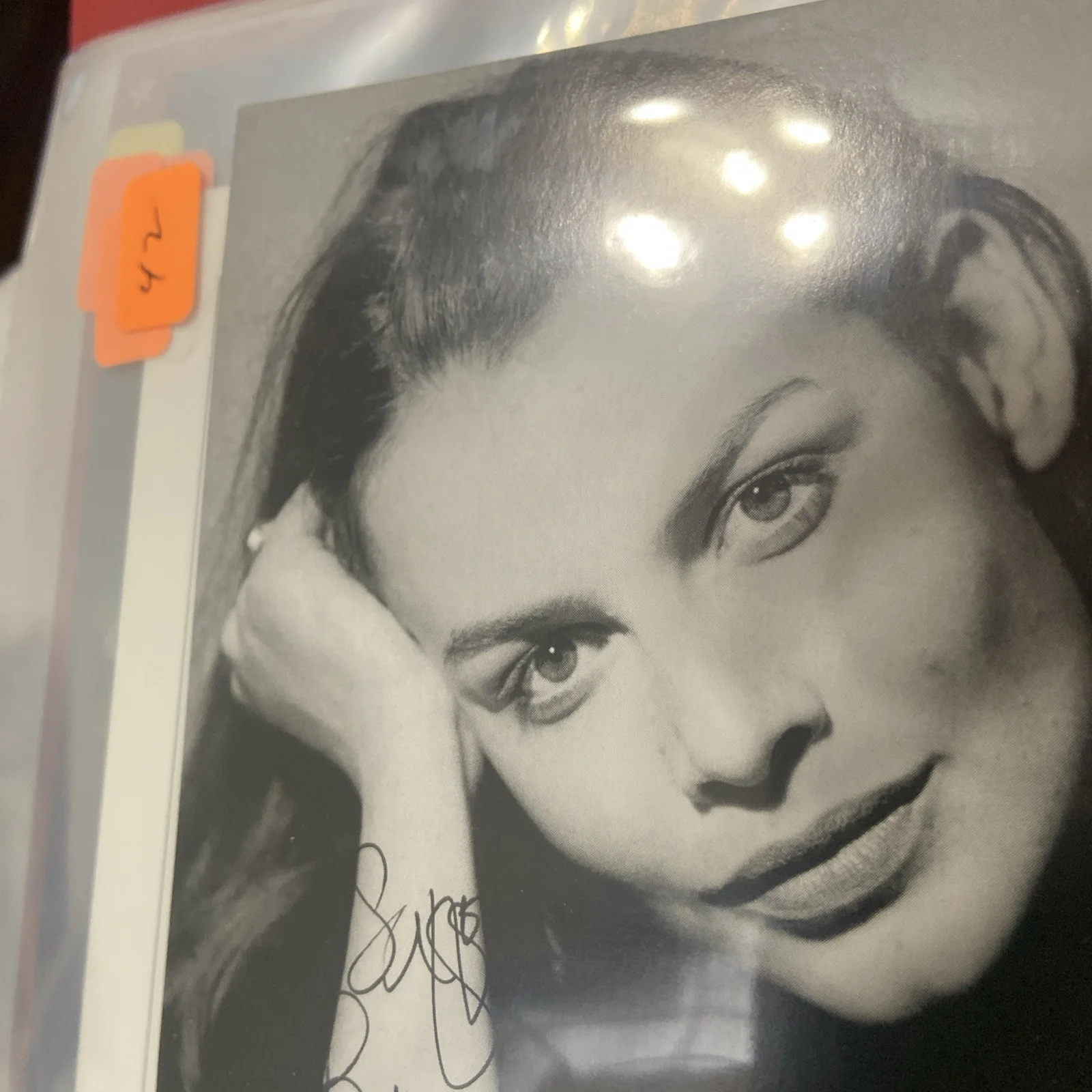 Saffron Burrows — Saffron Burrows in Troy, Autographed Photo signed 4x6 b&w, image 3