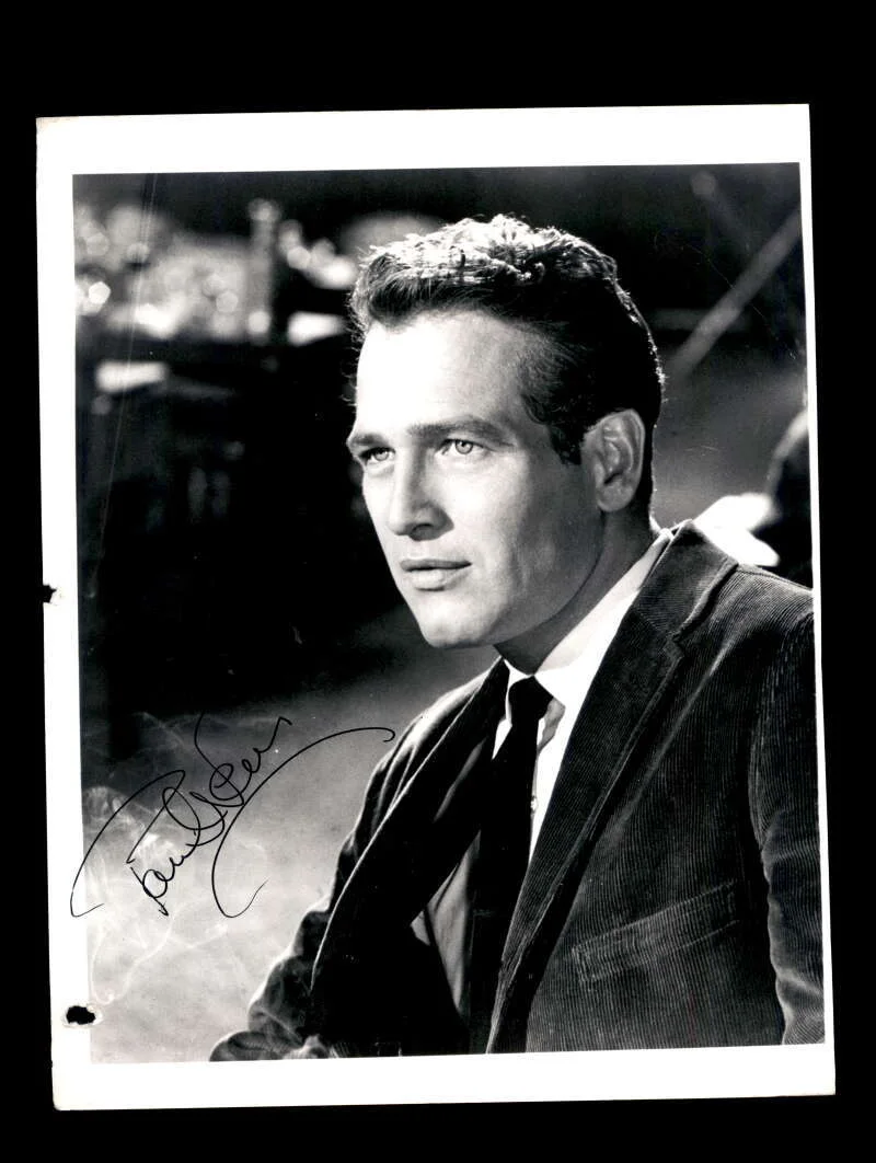 Paul Newman — Paul Newman PSA DNA Coa Signed 8x10 Vintage Photo Autograph