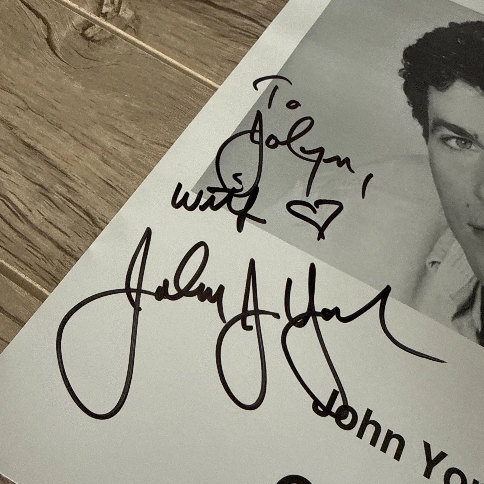 John York — JOHN J YORK Hand Signed Autographed 8x10" General Hospital Port Charles, image 2