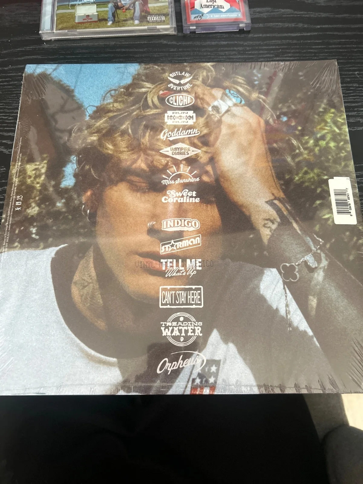 mgk lost americana fan package signed album signed cd plus trading card, изображение 3