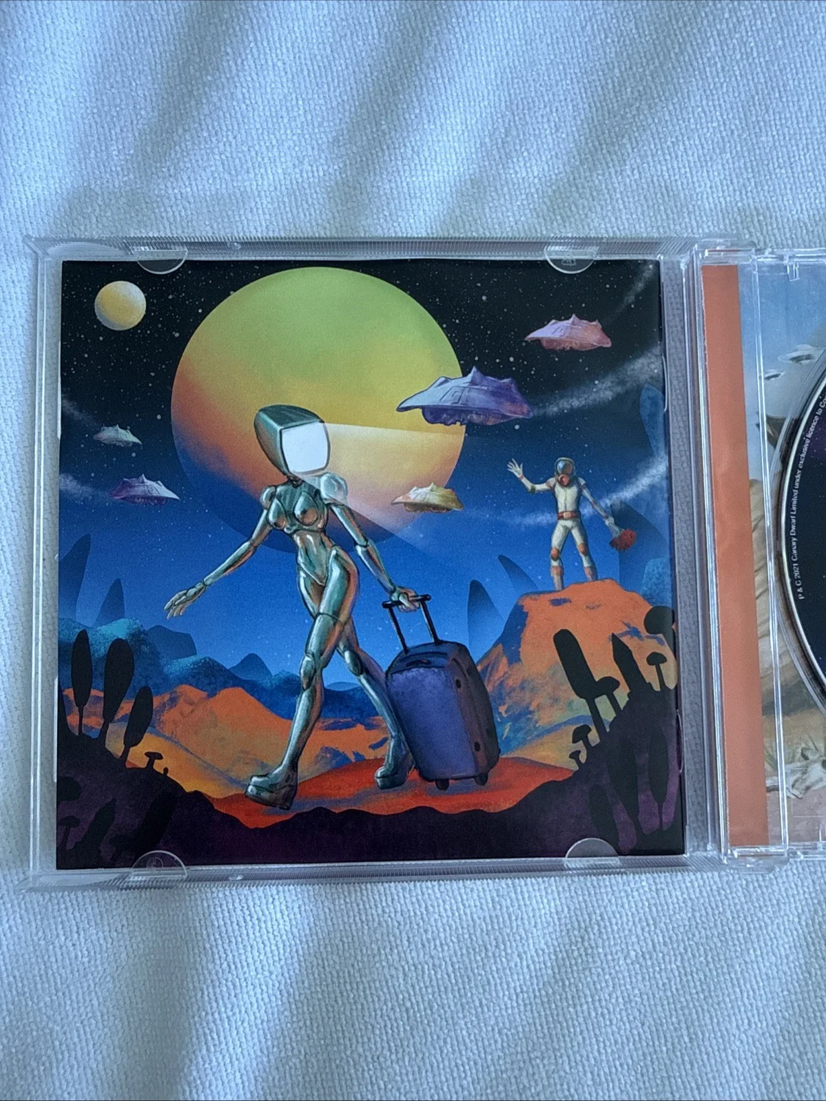 Rufus Tiger Taylor Signed Album CD The Darkness Motorheart, изображение 2