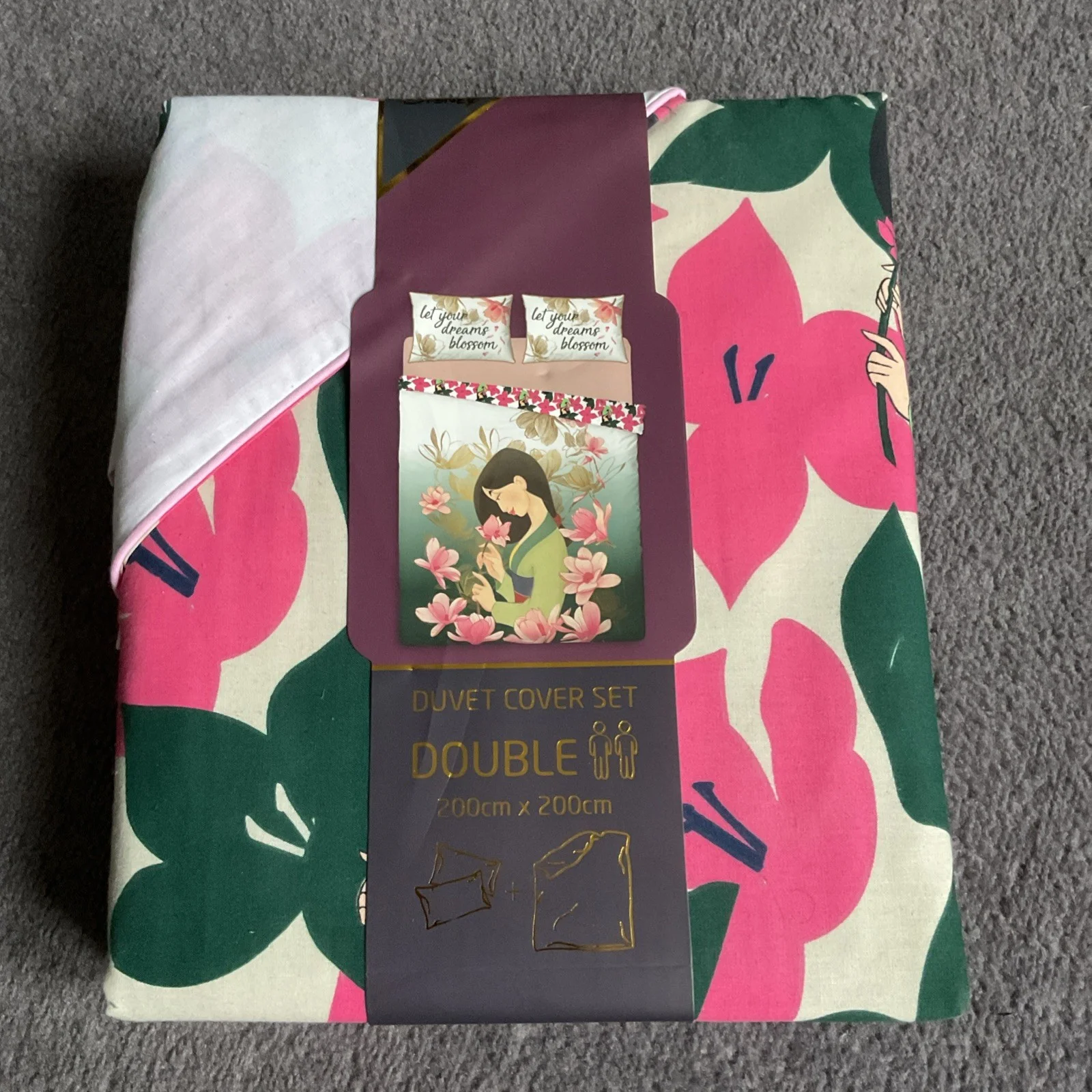 Primark Disney MULAN Limited Edition Reversible Double Duvet Set Rare, изображение 2