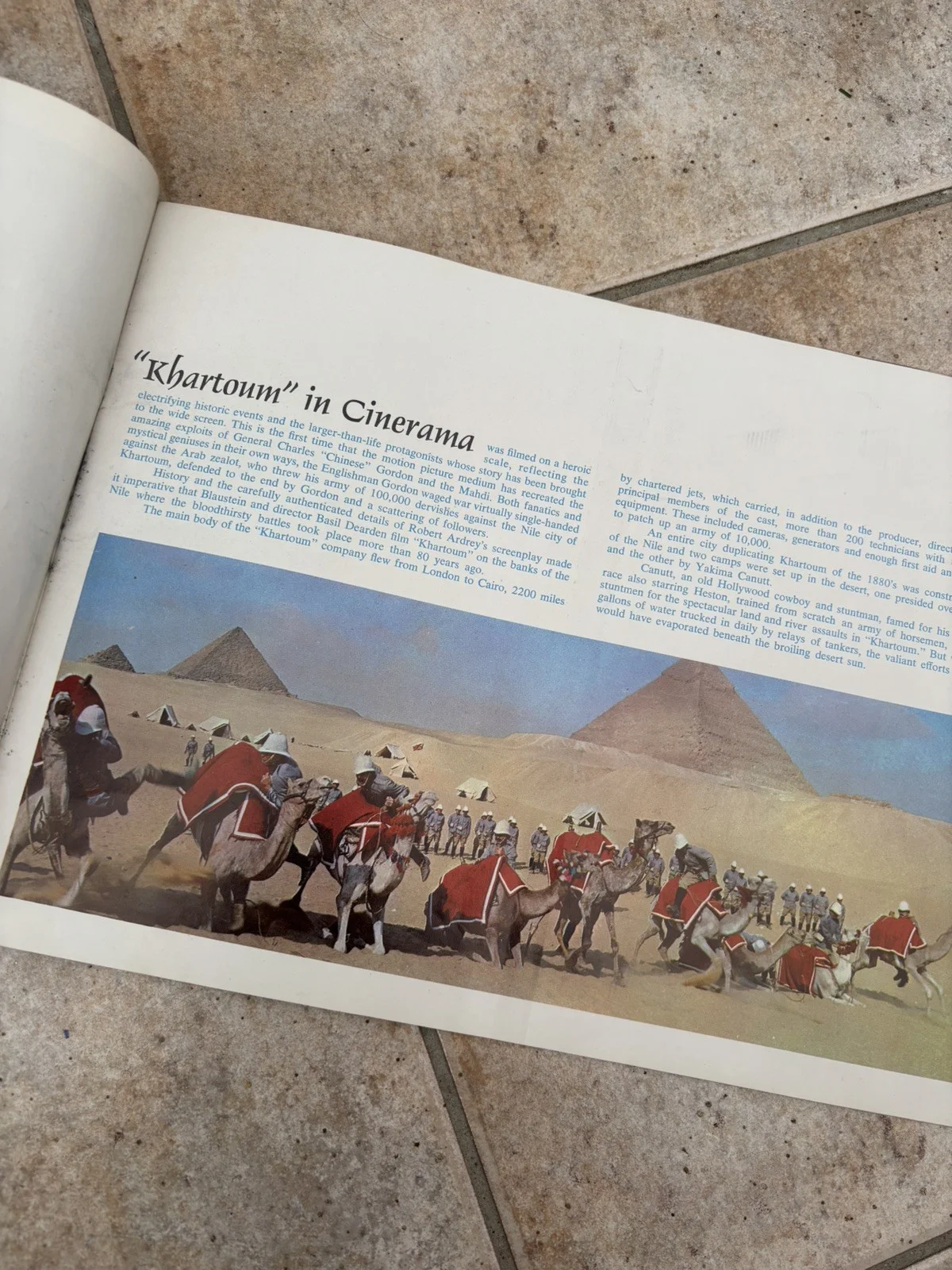 Khartoum - Charlton Heston 1966 UK Film Brochure, image 5