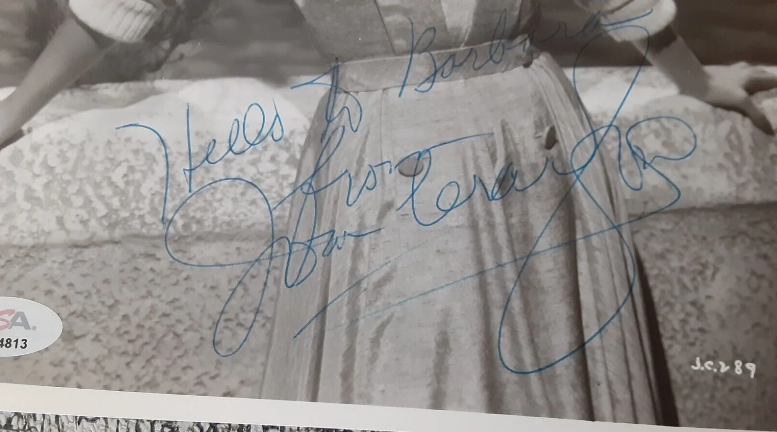 Joan Crawford — Joan Crawford Signed 8 X 10 Photo-PSA/DNA, image 2