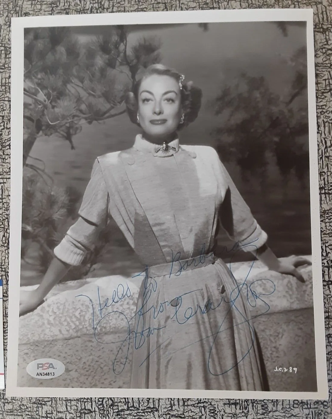 Joan Crawford — Joan Crawford Signed 8 X 10 Photo-PSA/DNA, image 4