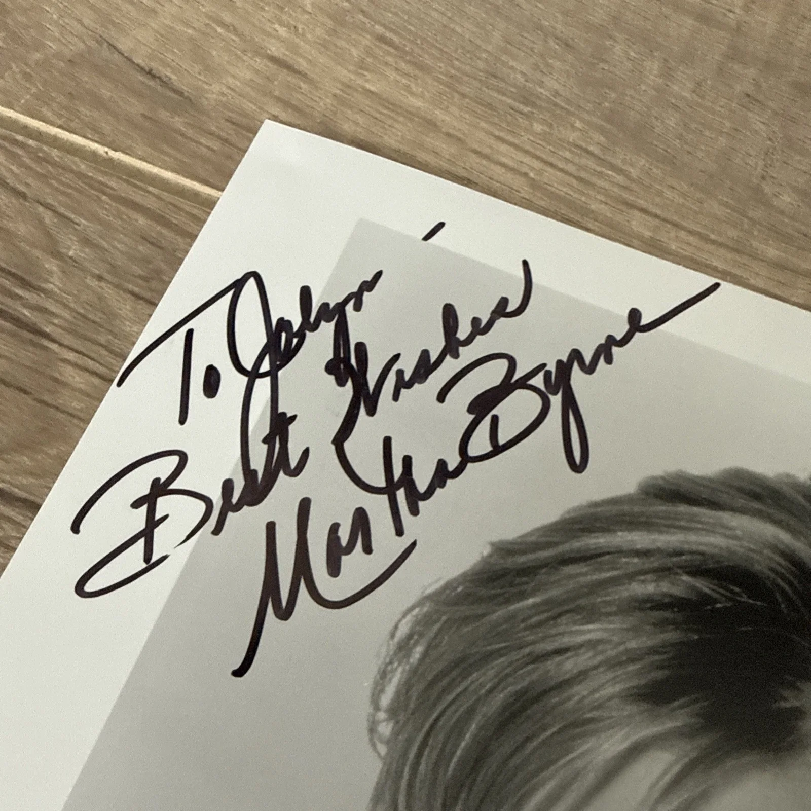 Martha Byrne — Martha Byrne "Lily" As The World Turns Signed B&W Photo Autograph, image 3