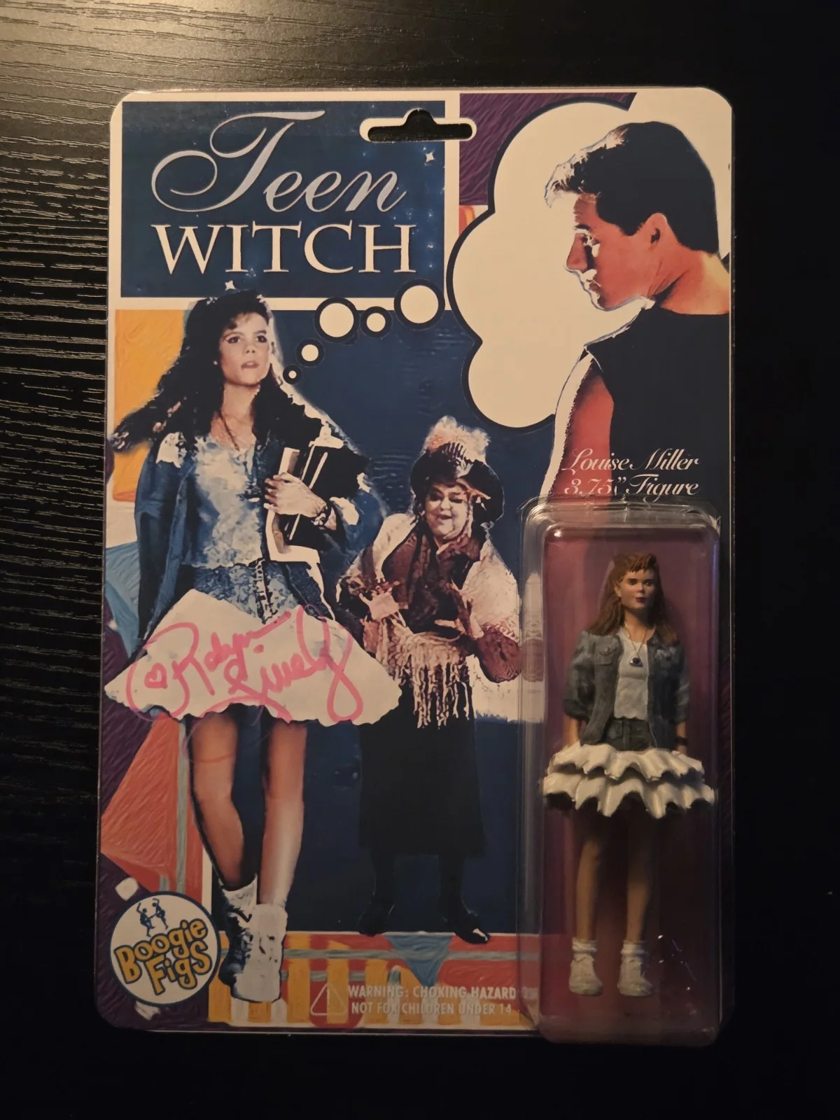 Robyn Lively — Robyn Lively Signed Teen Witch Louise Miller Action Figure JSA Custom Cult 80s, изображение 2