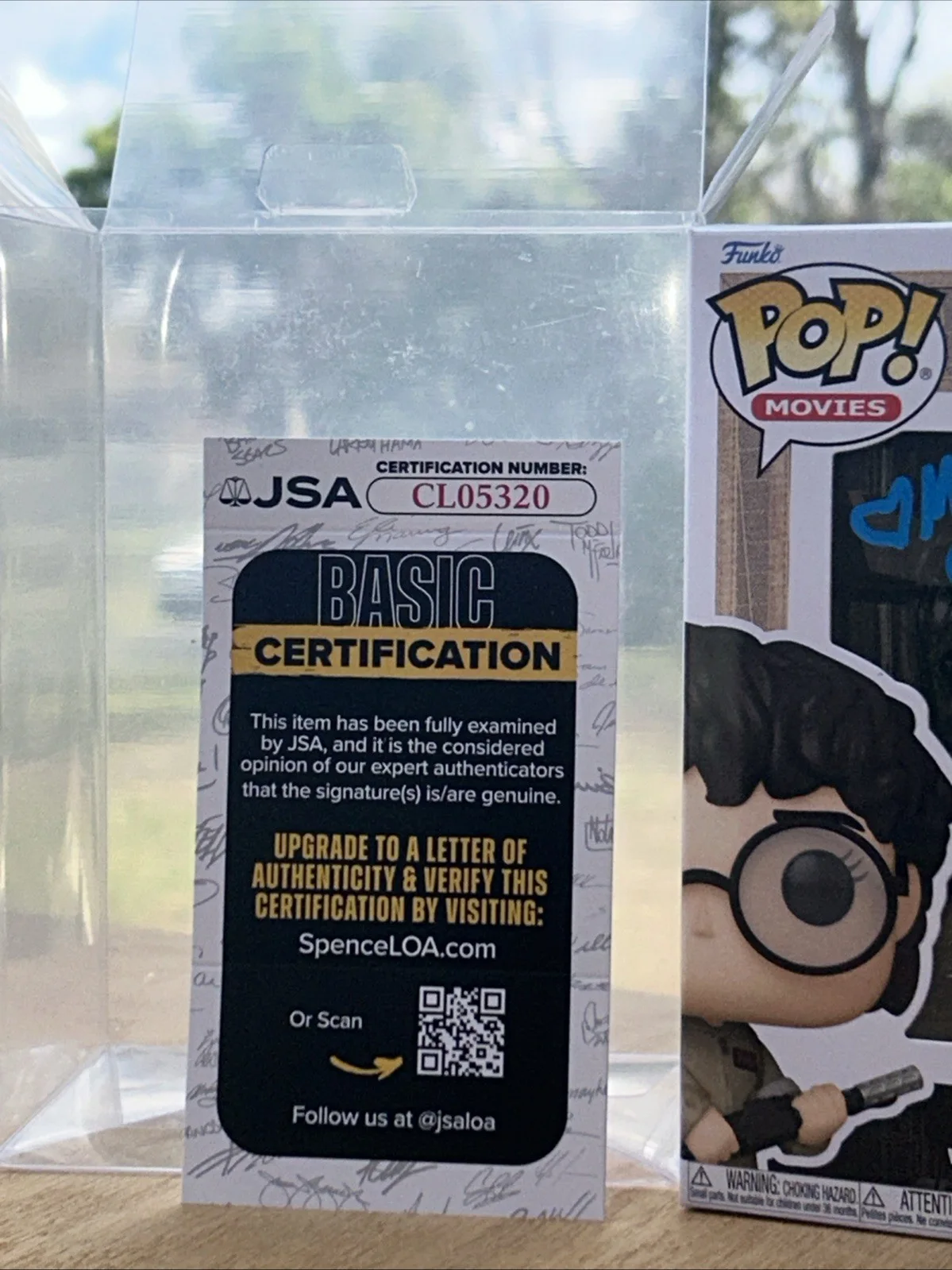 Mckenna Grace — Mckenna Grace Signed Phoebe Funko 1507 Ghostbusters Afterlife, JSA COA, image 2
