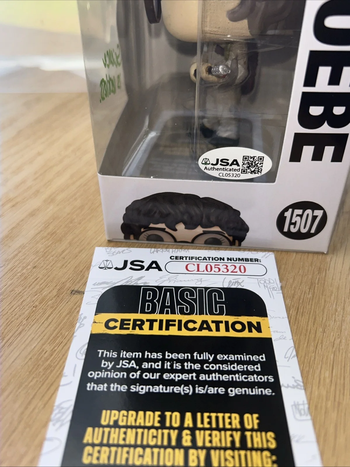 Mckenna Grace — Mckenna Grace Signed Phoebe Funko 1507 Ghostbusters Afterlife, JSA COA, image 4