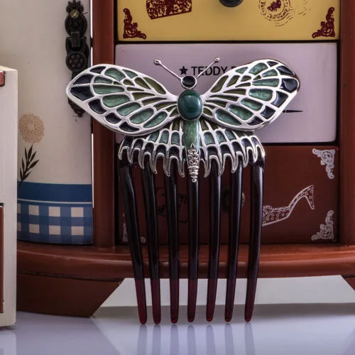 Vogue TITANIC Rose's Butterfly Comb Hair Hairpin clip Bobby Pin Hair Accessories, изображение 2