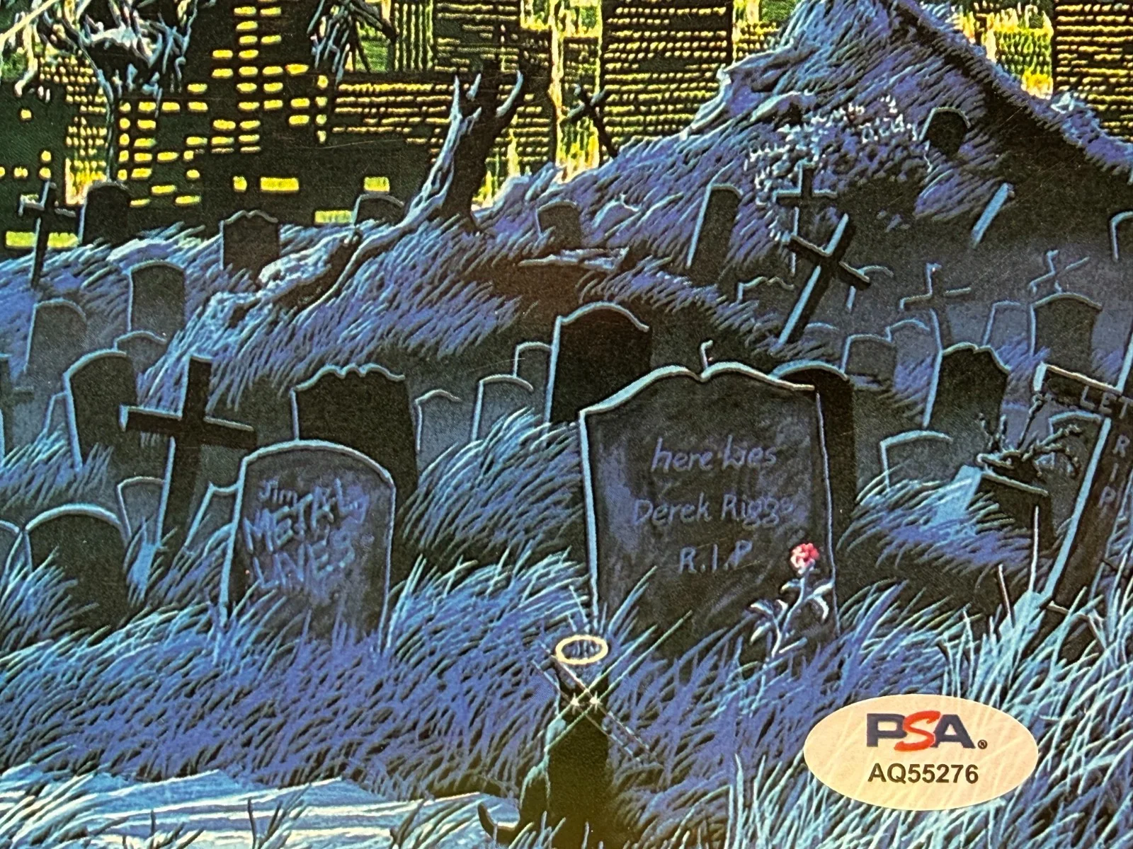 IRON MAIDEN SIGNED X2 LIVE AFTER DEATH LP BRUCE DICKINSON NICKO MCBRAIN PSA/DNA, изображение 3