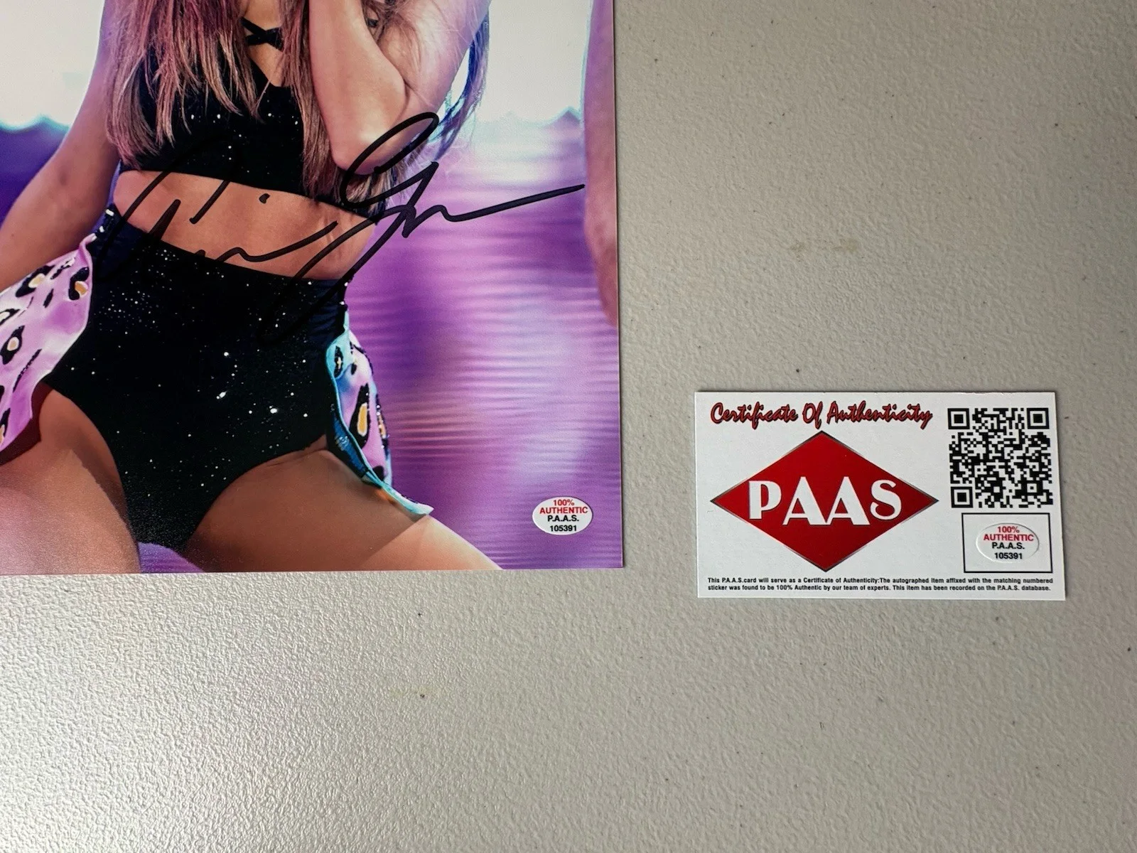 Ariana Grande Signed Autographed Super Sexy Hot 8x10 Color Photo PAAS COA 391, изображение 3