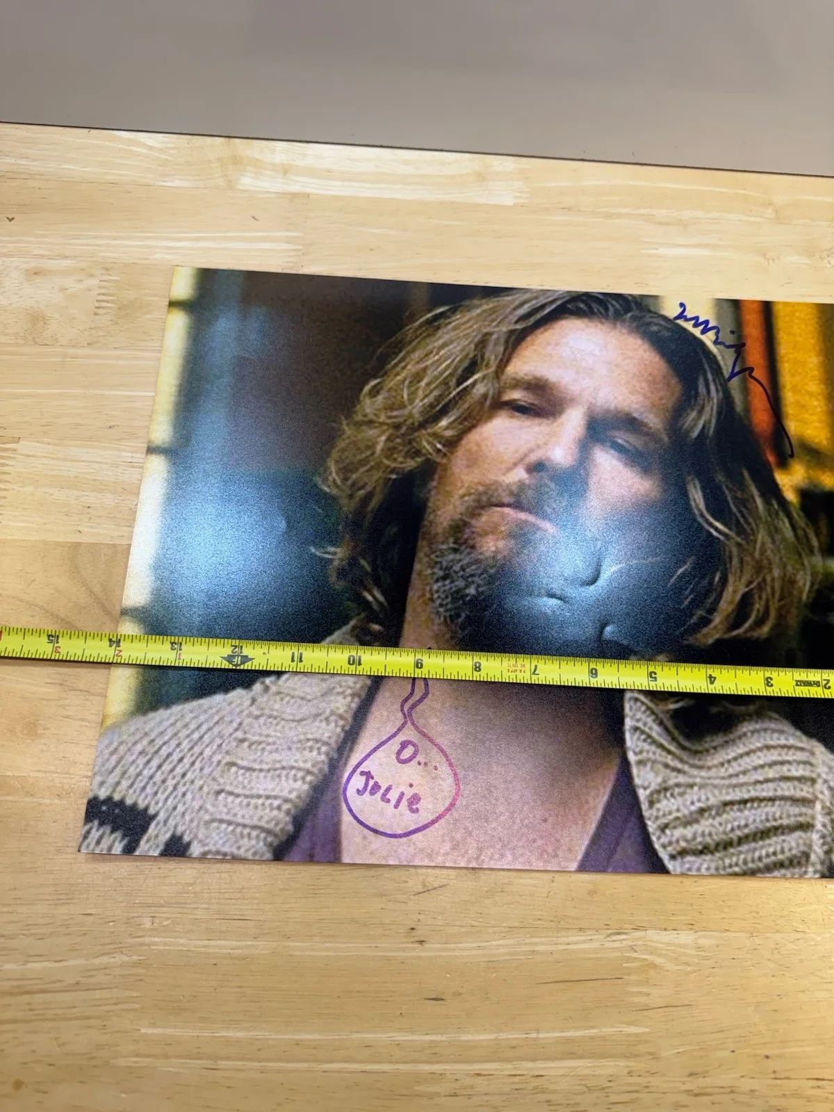 JEFF BRIDGES — The Big Lebowski Jeff Bridges Signed Autograph 11x14 Photo The Dude, image 5