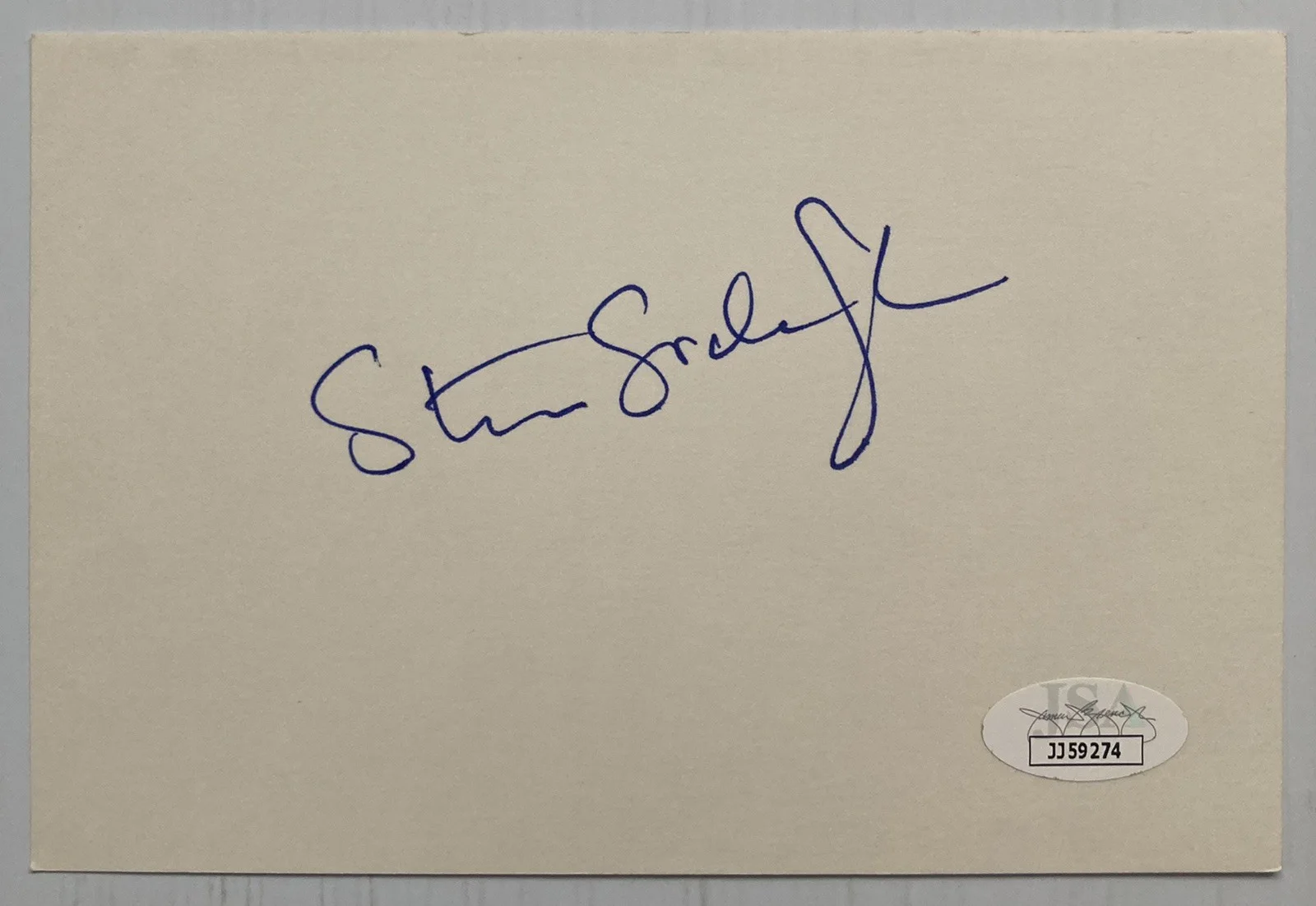 Steven Soderbergh — Director Steven Soderbergh Signed Autograph 4x6 Index Card - JSA Cert - FREE S&H, image 2