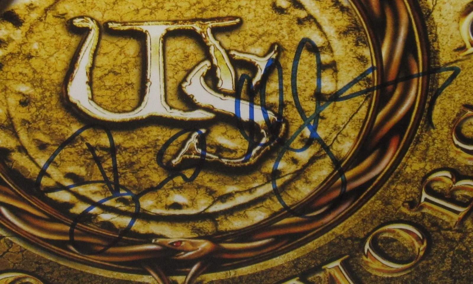DAVID COVERDALE SIGNED WHITESNAKE FOREVERMORE ALBUM VINYL ROCK AUTOGRAPH JSA COA, image 2