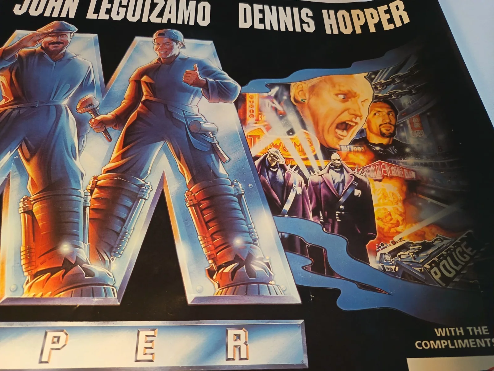 Super Mario Bros 1993 UK Quad - Bob Hoskins Dennis Hopper Film Movie Poster, изображение 3
