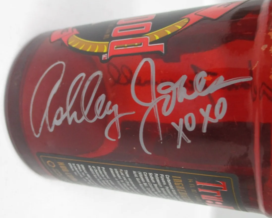 True Blood TRU-BLOOD Bottle SIGNED Sam Trammell NELSAN ELLIS Ashley Jones CM5998, изображение 4