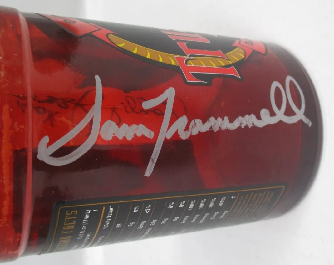 True Blood TRU-BLOOD Bottle SIGNED Sam Trammell NELSAN ELLIS Ashley Jones CM5998, изображение 5