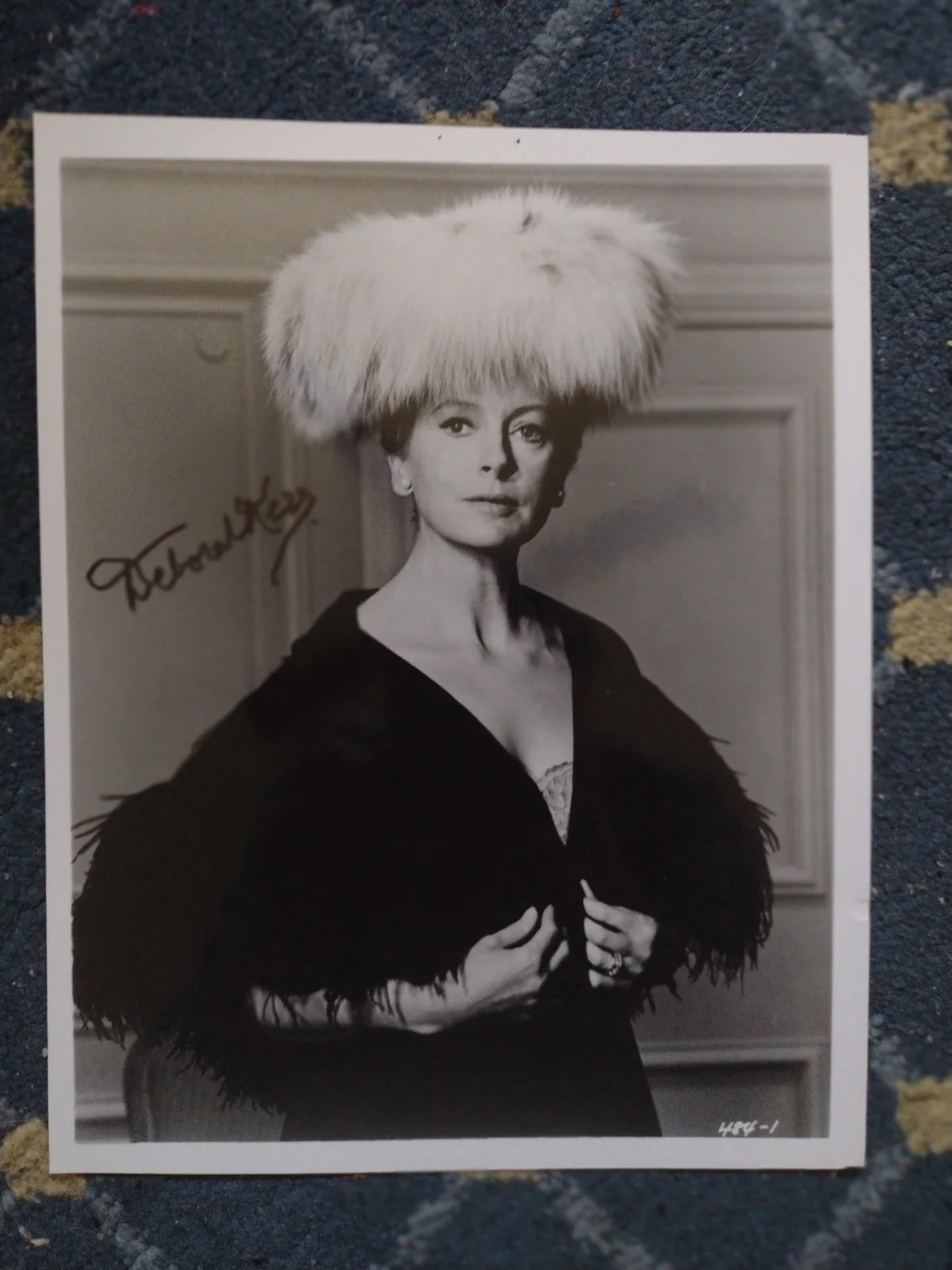 4 Autographed Photos Joan Fontaine Kathryn Grayson Deborah Kerr Dorathy Lamour, изображение 2