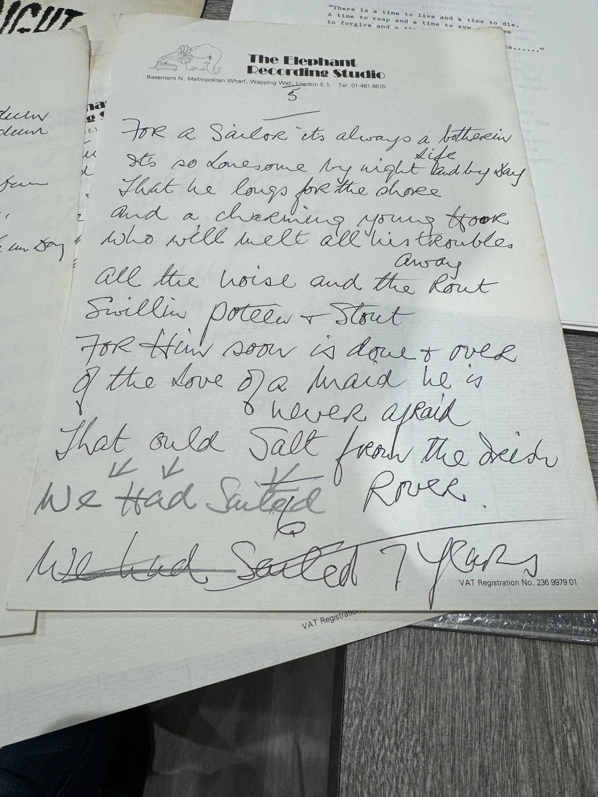 Straight To Hell (1987) Original Press Kit Joe Strummer, Courtney Love, Shane, image 3