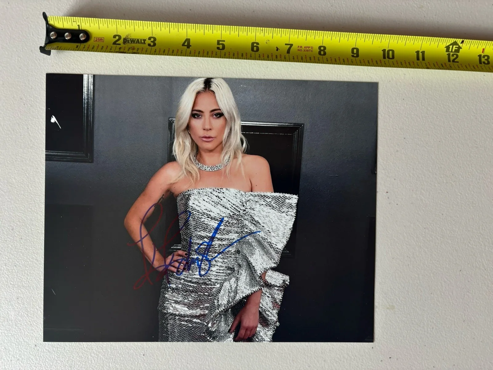 Lady Gaga Singer Dancer Actress Signed Autographed 8 x 10 Photo BSA COA 696, image 2
