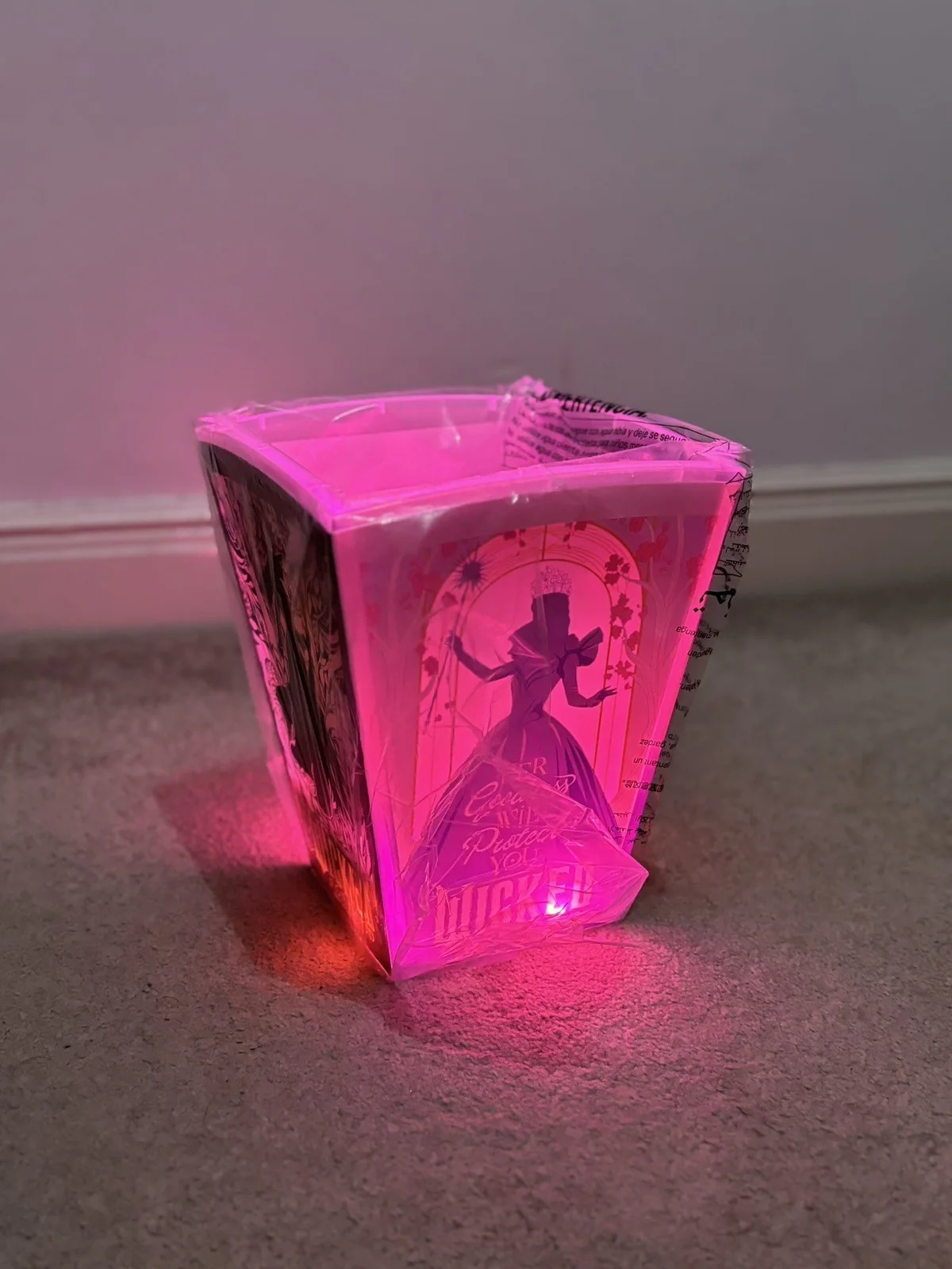 Cineworld Wicked For Good LED Light Up Popcorn Bucket - BRAND NEW + FAST SHIP ✅, image 2