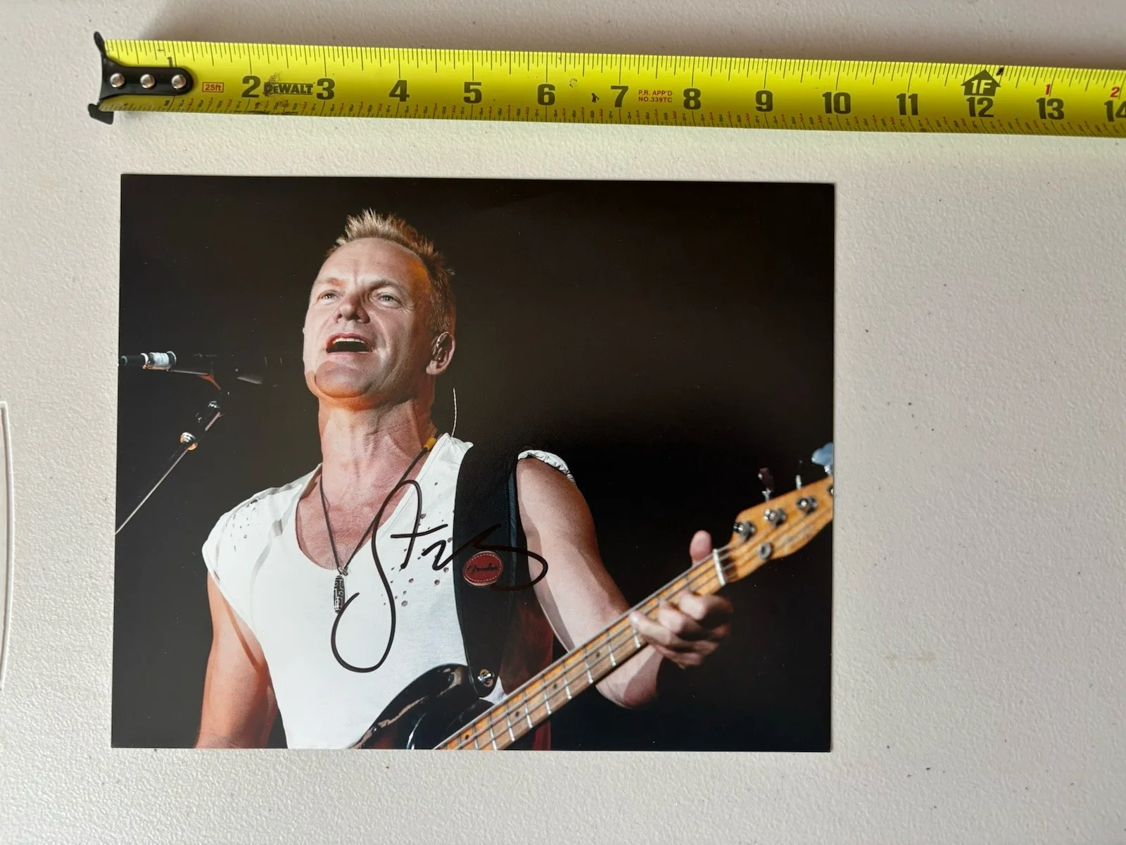 Sting “The Police” Signed Autographed 8x10 Color Photo BSA COA 673, изображение 2