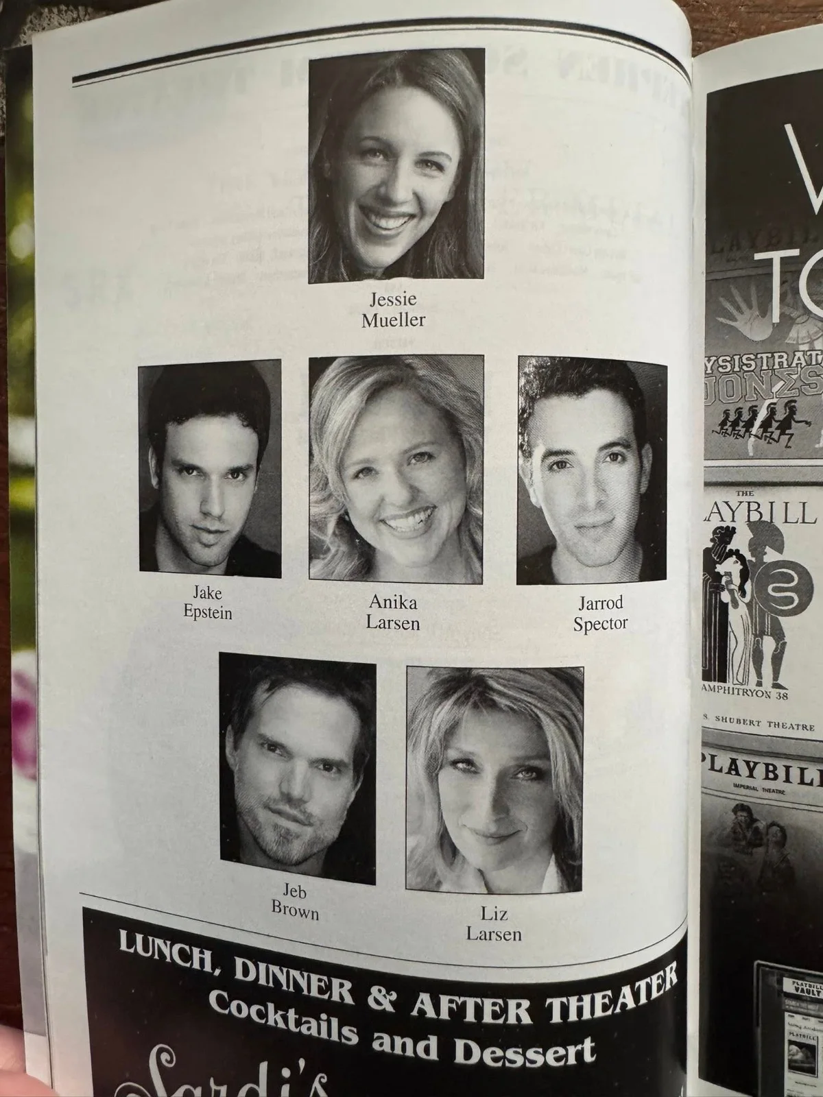 Beautifl - the Carole King musical cast signed playbill Broadway Jessie Muelller, изображение 2
