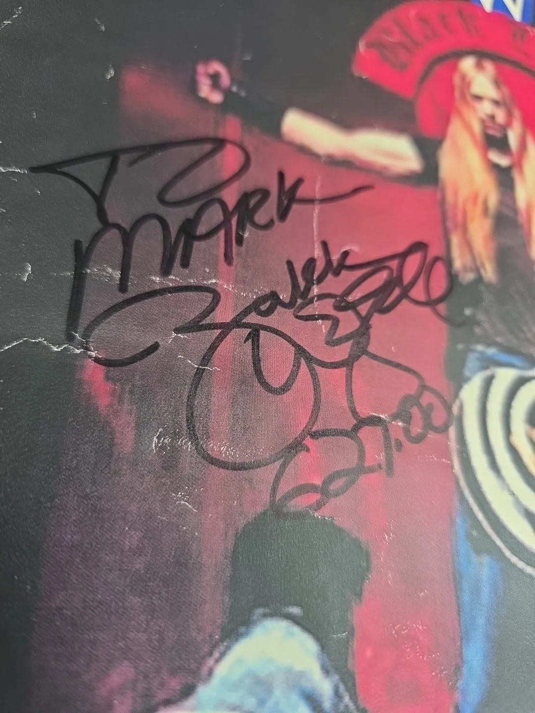 Zakk Wylde Autographed Concert Poster Signed Black Label Society Guitar, изображение 2