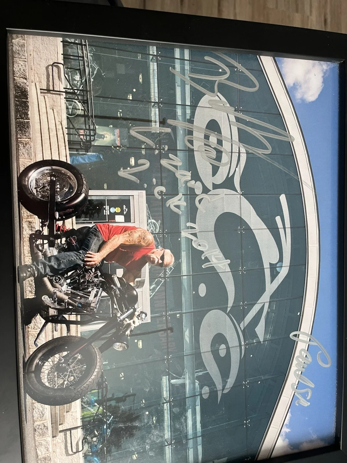 American Choppers , Paul Sr Autographed Poster, image 3